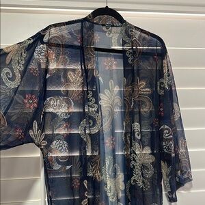 Sheer Paisley Kimono size M
